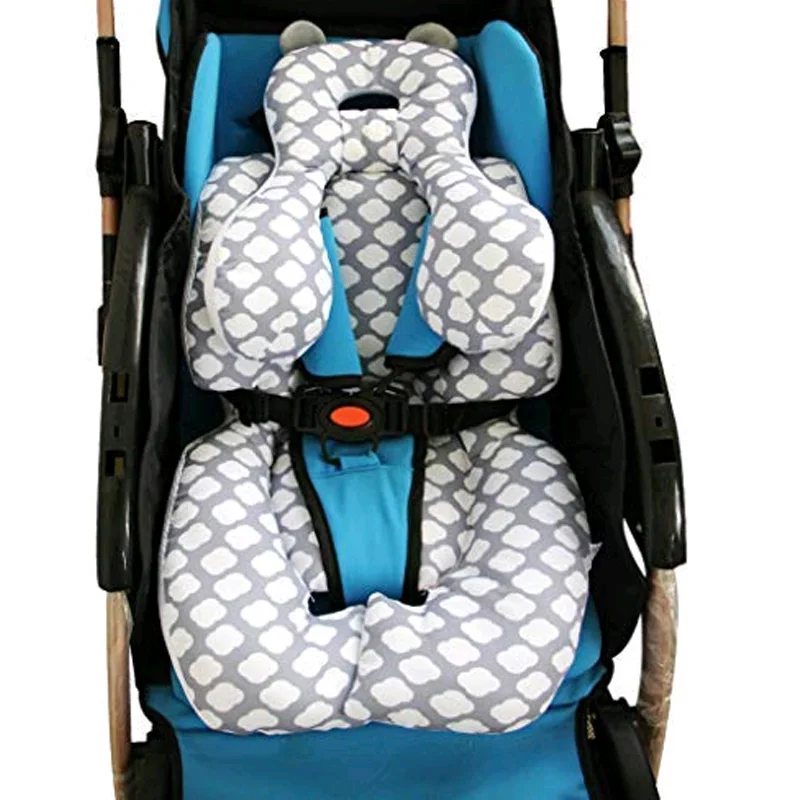 Двусторонняя Подушка-опора для тела, мягкая спальная Подушка для новорожденных, для автомобильных сидений и колясок, квалифицированная защита шеи
