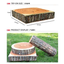 Творческий Высокая моделирования деревянный ворс подушки моделирование подушка в виде бревна подушки круглый деревянный с подушечкой подушки плюшевые игрушки