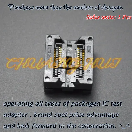 300mil SOP16 Тесты разъем SOIC16 разъем ots-16 (28) -1.27-04 burn-в гнездо 1.27 мм шаг