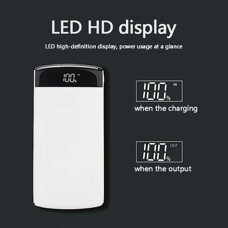 30000 mAh power Bank для xiaomi Redmi портативное зарядное устройство 18650 PoverBank iPhonex 2018 горячая