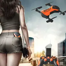 Foldable Mini RC drone Quadcopter With Transmitter FPV Wifi Camera Airpressure High hold Mode Easier to Play than JJRC h37