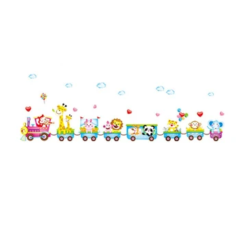 

NICEXMAS 1PC Wall Sticker Removable Creative Non-toxic Cartoon Car Cartoon Wall Sticker for Bedroom Classroom