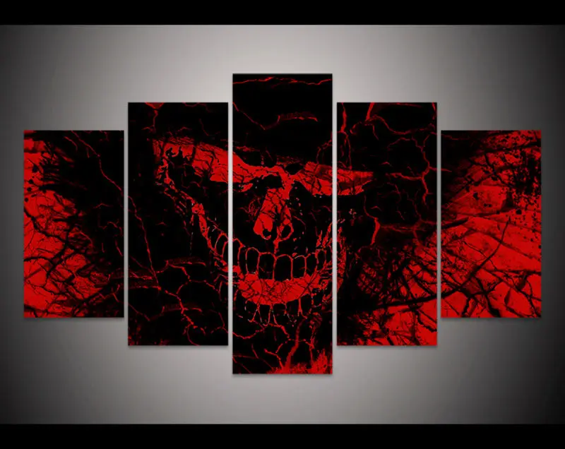 blood skull