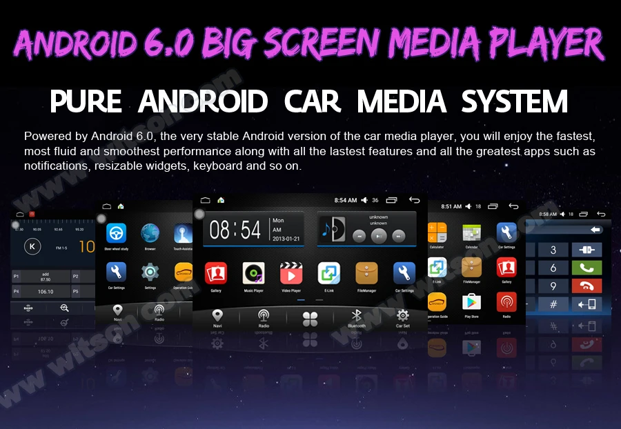 Sale WITSON BIG Screen Android 6.0 Quad Core Media Player  For HONDA 8TH GENERATIONS ACCORD 2008-2013 1G ROM 16G RAM 2