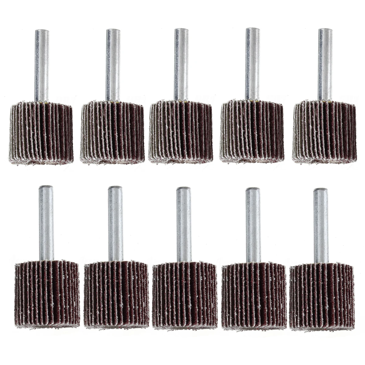 DWZ 10pcs New 40+80 Grit Sanding Flap Disc Grinding Polish Wheel Drill Abrasive Tool
