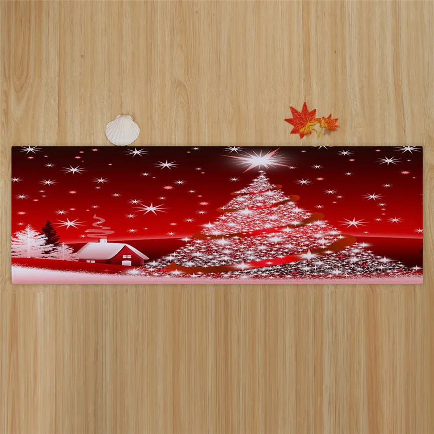 Веселый Рождественский Коврик для двери, коврики для двери, домашние ковры для декора, рождественские украшения, вечерние, новогодние, 60*180 см, Nov#3
