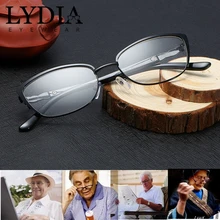 Высокое качество Недорогие Очки для чтения Для женщин Для мужчин сплав оправы для очков, храм пресбиопические очки 1,5 2,0 2,5 3,0 3,5 4,0 L072CJ