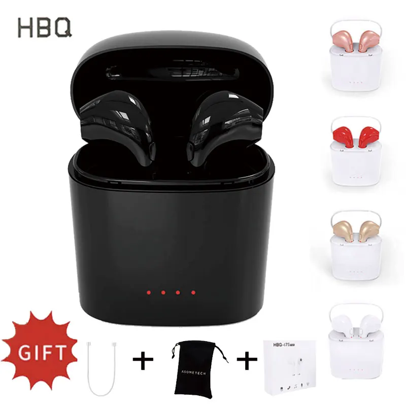 

HBQ i7 TWS Wireless Earbuds Bluetooth Stereo Invisible Headset I7s TWS Twins Earphone For iPhone 6S 6 i8 i9 X SE Galaxy S8 Plus