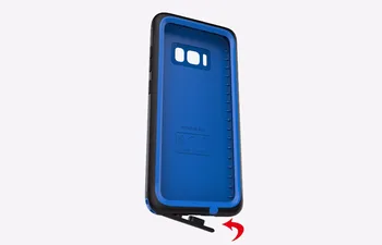 

Waterproof Diving Case For Samsung S8 Shockproof Cover Phone Case For Samsung Galaxy S8 Plus Magnetic Stands