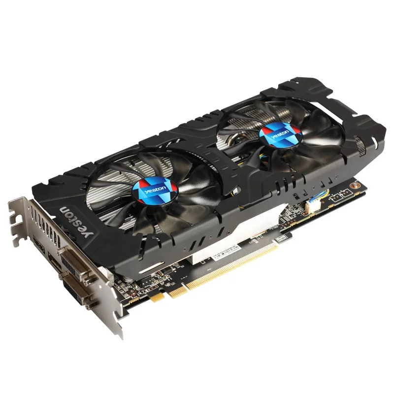 Yeston Radeon RX570 4 ГБ GDDR5 PCI Express x16 3 0 видеоигровая видеокарта внешняя для рабочего