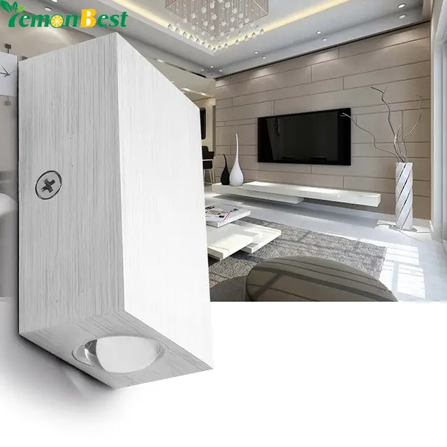 Dual Head Modern Led Wall Lamps Bedside 2w Outdoor Wall Mounted Light Living Room Lights For Home Background Stairs Ac 85 265v
