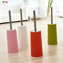 WC Pinsel Prüfung Dekoration Hochwertigem Kunststoff Wc-bürste Tasse, Edelstahl Wc-bürste Stange