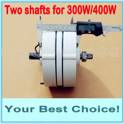 

300W AC24V/12V Rare Earth WIND TURBINE GENERATOR PERMANENT MAGNET ALTERNATOR (DHL Free Shipping)