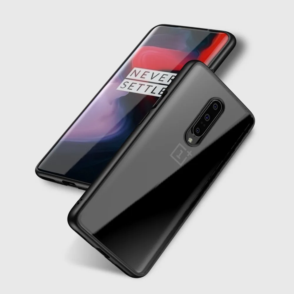 Oneplus 7 Pro Case Cover TPU + HD Transparent PC Phone Back for One Plus 7Pro Pro7 5G Protective |