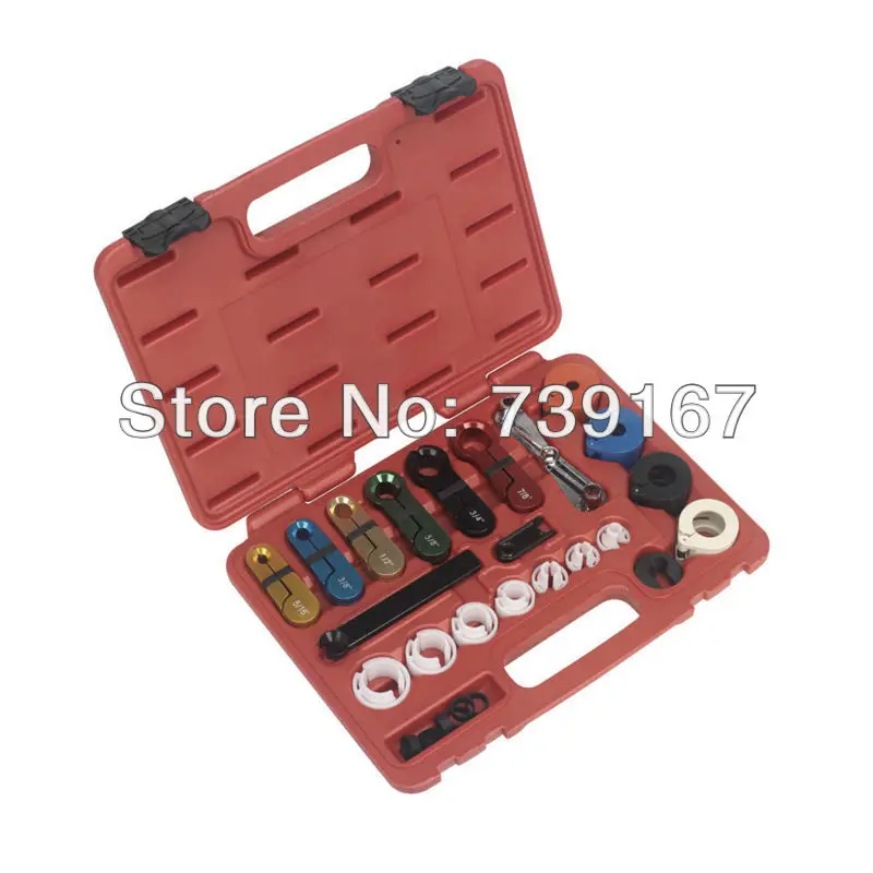 

Car Air Condition Fuel Lines Coupling Disconnect Clamp Tool Auto Oil Hose Clamps Pliers Garage Repair Tools For GM Ford ST0056