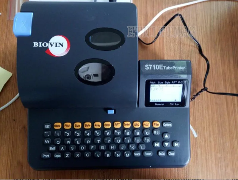 Cable marker ID printer,English display keyboard + USB PC