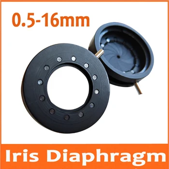 

20pcs 0.5-16MM Amplifying Diameter Digital Camera Microscope Adapter Zoom Optical Iris Diaphragm Aperture Condenser 12 Blades