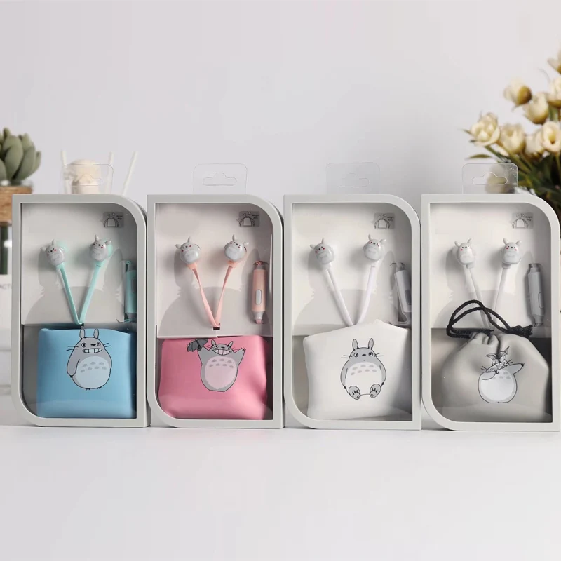 Chiclits Cute Cartoon Earphone Stereo In-ear Headset 3.5mm with Microphone Sports Music Earphones for iPhone Xiaomi MP3 MP4 Girls Child gift (12)