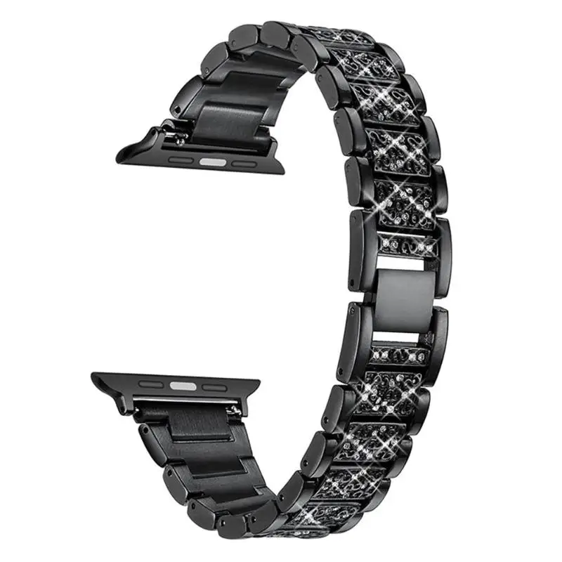 44mm Кристалл ремешок с бриллиантами браслет ремешок для iWatch серии 1 2 3 42 мм - Цвет: 44mm