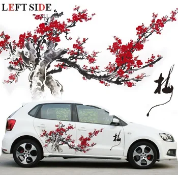 

LEFT SIDE Funny Car Stickers Chinese Classical Beauty Car Decoration Stickers Drift sticker Universal No Color Fading Durable