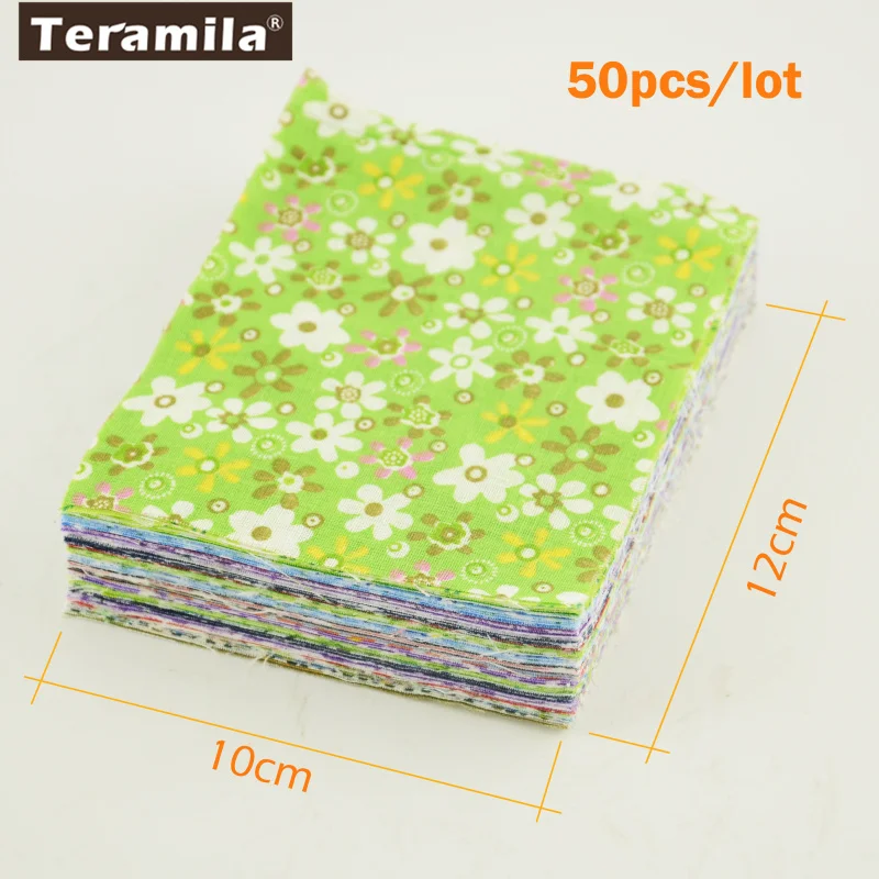 Cotton Fabric Charm Packs 50pieces 10cmx12cm Fabric Stash Patchwork Fabric Quilting Tilda No Repeat Design Tissue Fat Quarter