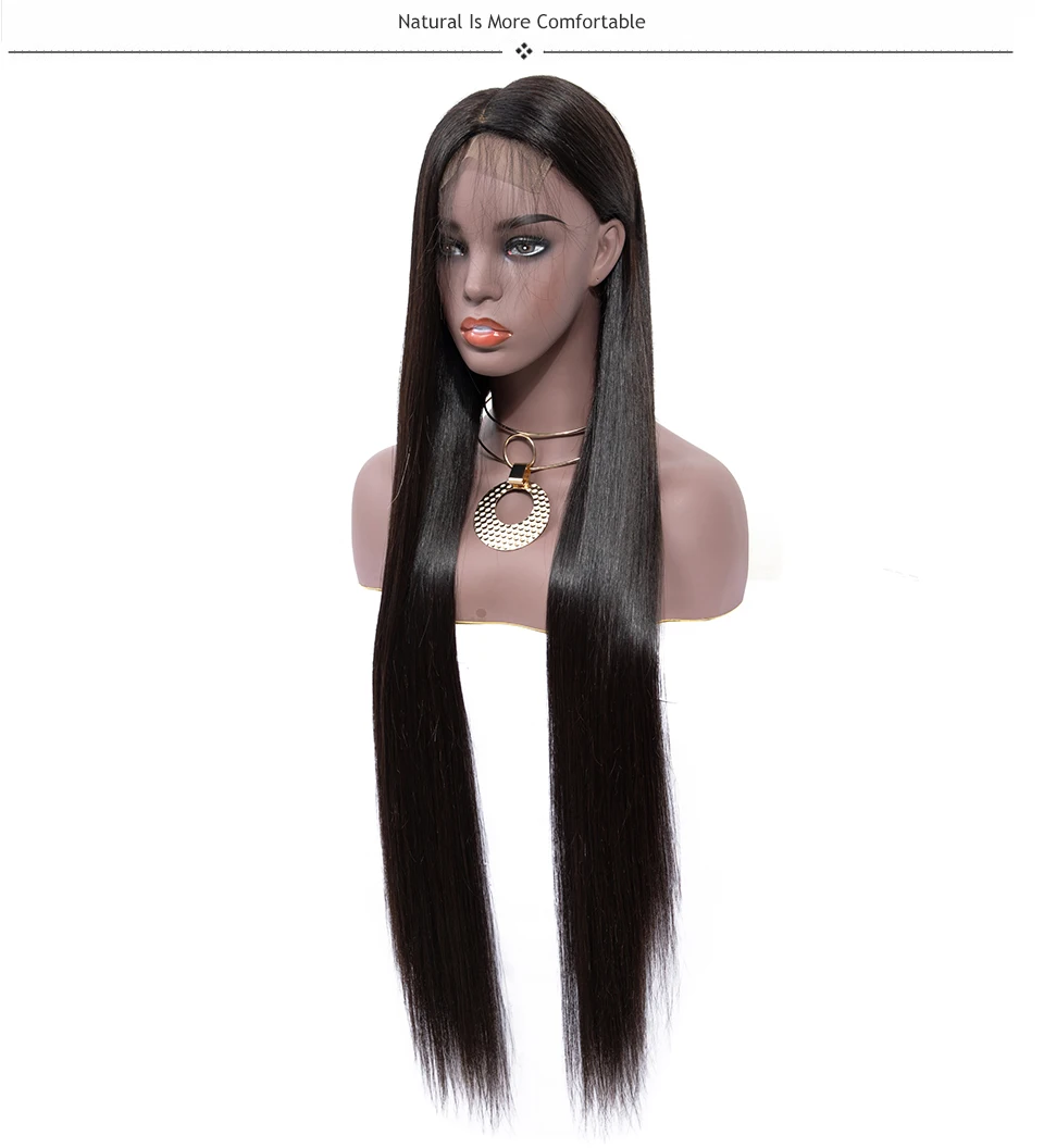 straight human hair wigs 