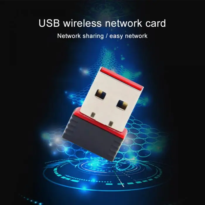 1 шт. USB wifi адаптер беспроводной мини-адаптер быстрая скорость LAN Карта RTL8188 150M EM88