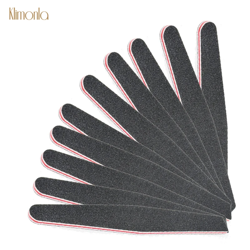 

50pcs/lot Black Diamond Nail File Sandpaper Nail Polish Blocks Manicure Pedicure Sanding Buffers Nail Salon Tools