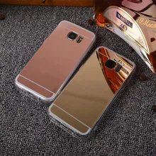 Зеркальный эффект мягкий TPU чехол для samsung Galaxy Note 9 S6 S7 край Grand Prime A3 A5 A7 J3 J5 J7 S8 S9 A8 плюс J4 J6 A7