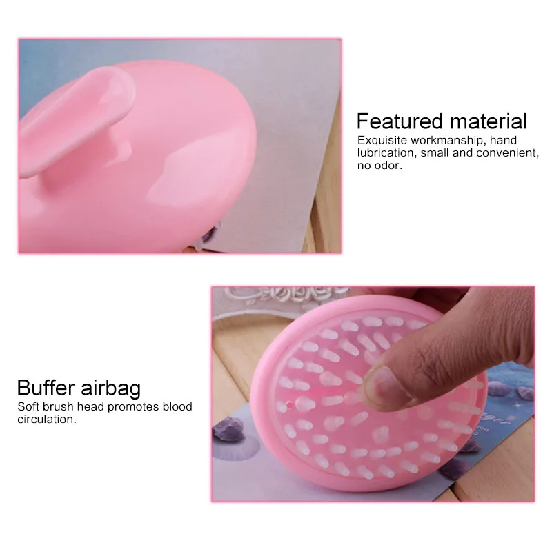 

Scalp Massage 1 Pcs Spa Slimming Massage Brush Silicone Shampoo Scalp Massage Brush Comb Hair Washing Comb Shower Hair Brush