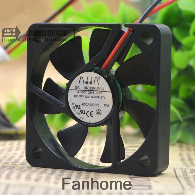 Для ADDA 5010 12V 0.09A 5 CM/cm чехол для процессора с тихим вентилятором | Компьютеры и офис