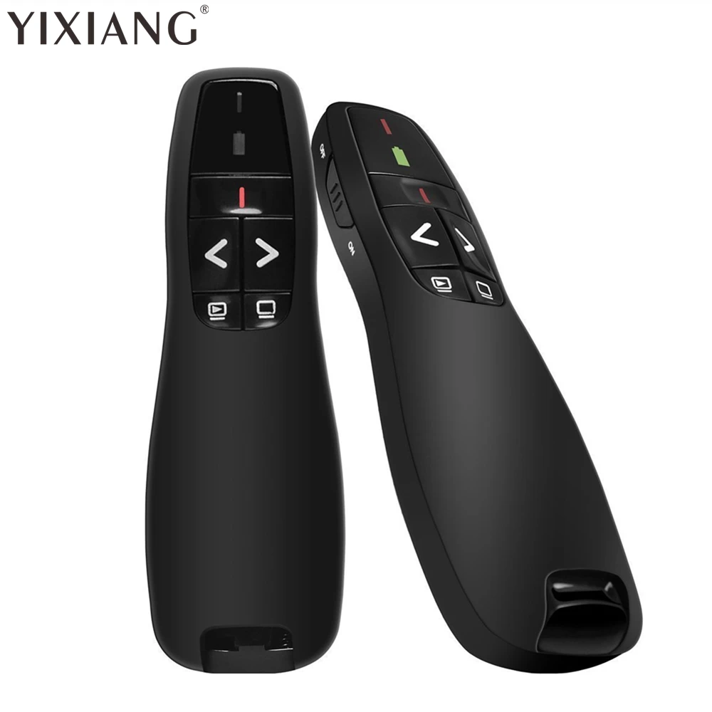 

YIXIANG Wireless Presenter R400 2.4GHz Wireless USB PowerPoint PPT Clicker