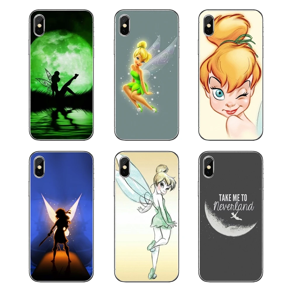 Tinkerbell little prince Soft Transparent Shell Covers For Samsung Galaxy Note 8 9 S9 S10 A8 A9 Star Lite Plus A6S A9S |