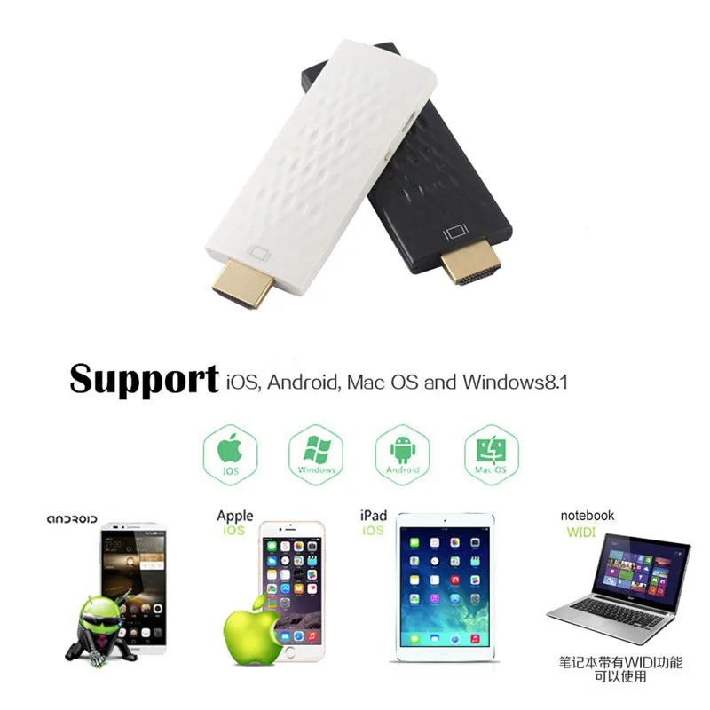 Wireless Wifi Airplay Phone Screen to HDMI TV Dongle Adapter Mirror Display | Электроника