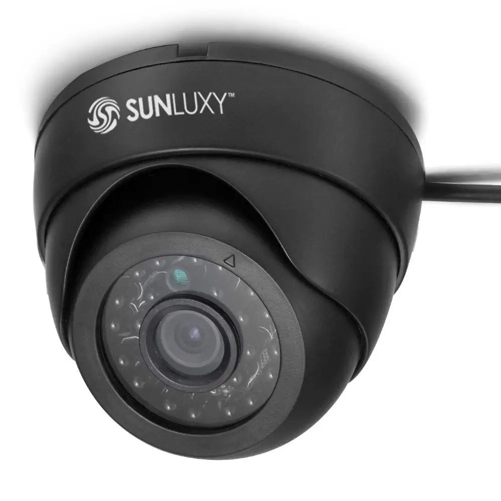 Sunluxy SL-C221 1/4 Color CMOS 700TVL CCTV Indoor Security Surveillance Dome Camera with 24 IR LED Infrared Night Vision