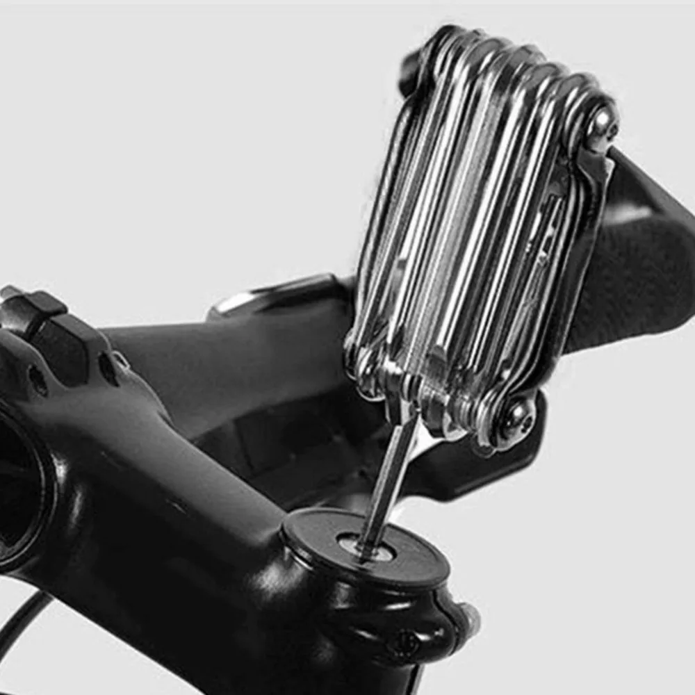11 в 1 велосипедные Инструменты Наборы велосипед мульти Ремонтный комплект шестигранный спицевой ключ Отвертка углеродистая сталь