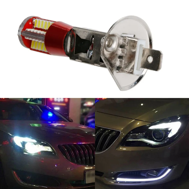 

DC12V H1 3014 57 Car LED Side Light Bulbs Car Fog lamp Canbus Error Free