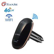 TIANJIE CF901 разблокированный 4G LTE автомобильный Wi-Fi роутер модем carfi роутер SIM карта Wifi точка доступа с 5 В/1A прикуриватель USB зарядное устройство