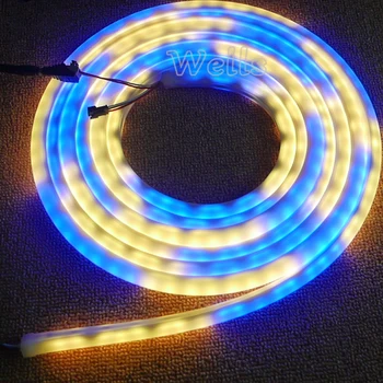 

5m/Roll High quality 60led/m WS2811 flex neon digital RGB dream color LED pixel light DC12V