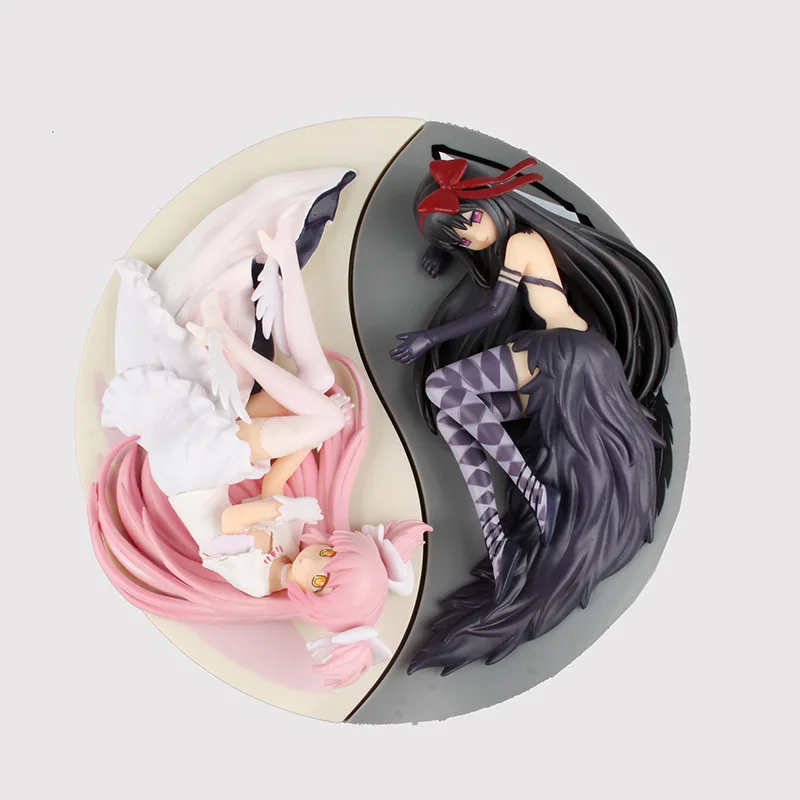 Skup 2019 promocyjna cena 14cm Puella Magi Madoka Magica kaname Madoka Akemi Homura leżąca figurka model kolekcjonerski zabawki
