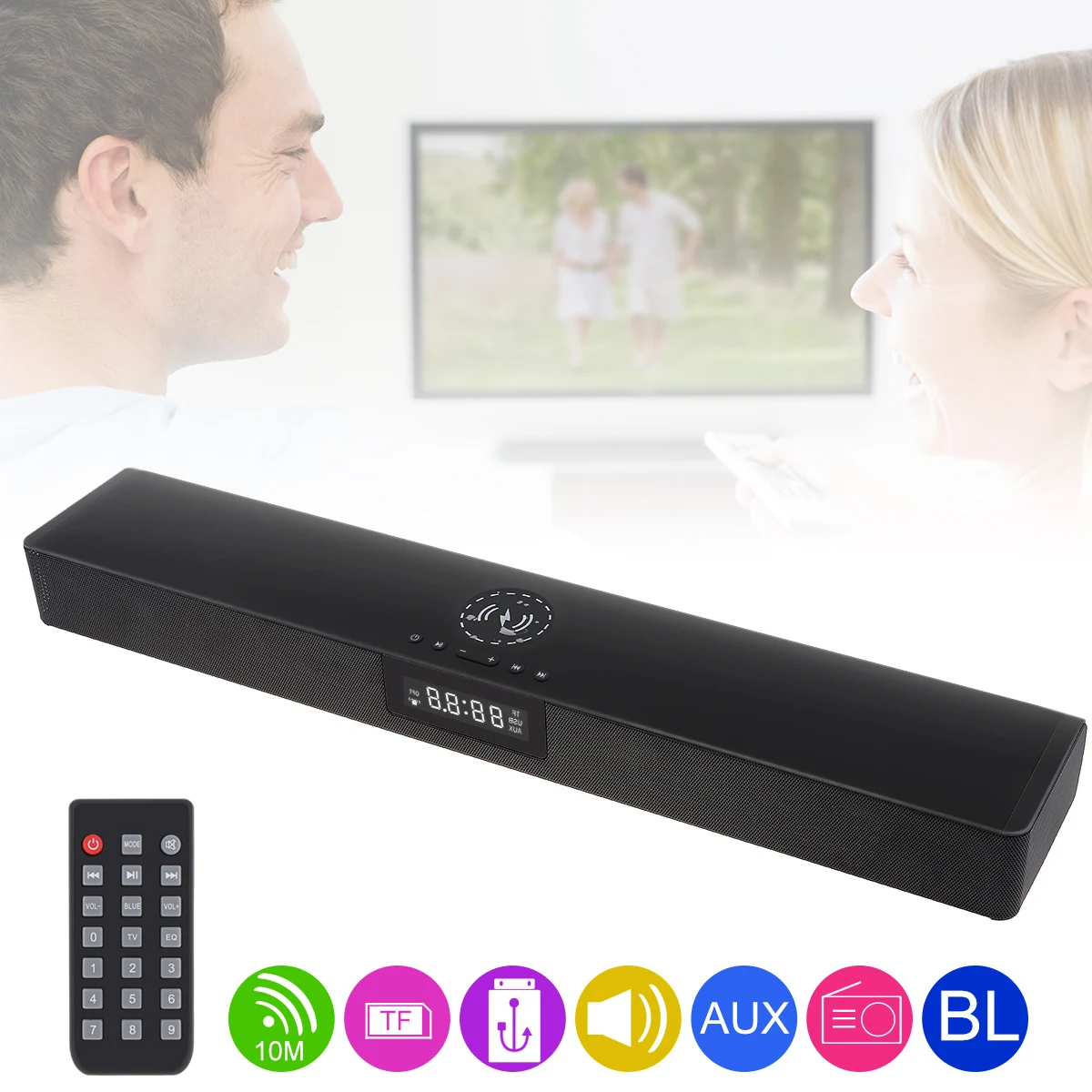 Многофункциональная Bluetooth звуковая панель Sensurround для домашнего кинотеатра