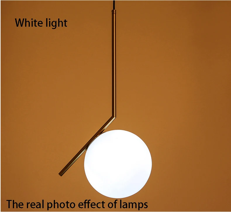 E27 современный стиль гостиной спальни минималистский ресторан подвесной светильник скандинавские украшения одежды стеклянный шар подвесной светильник