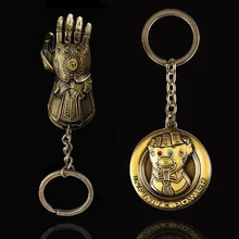 Мстители Бесконечность войны брелок танос 6 цветов Бесконечность камни Gauntlet кулон брелок автомобиль брелок для мужчин Wom вечерние реквизиты