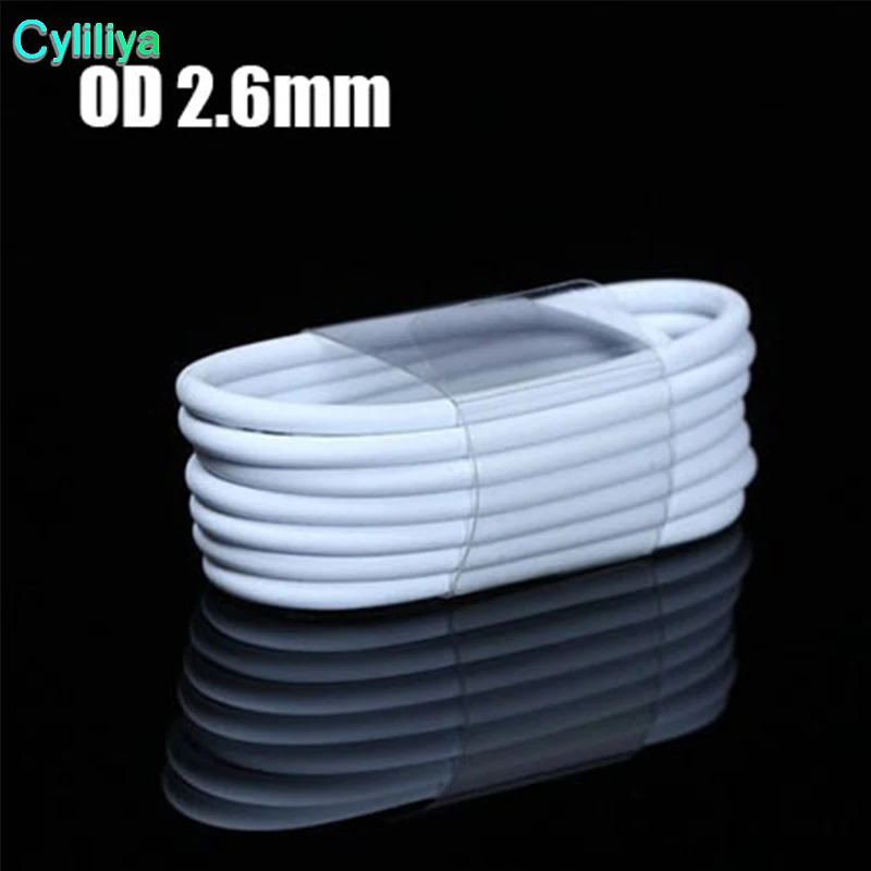 

Wholesale 100Pcs/lot 8 Pin high Quality White Data USB Charging Cords Charger for iPhone 7 7plus 6 5 5S Retail Box