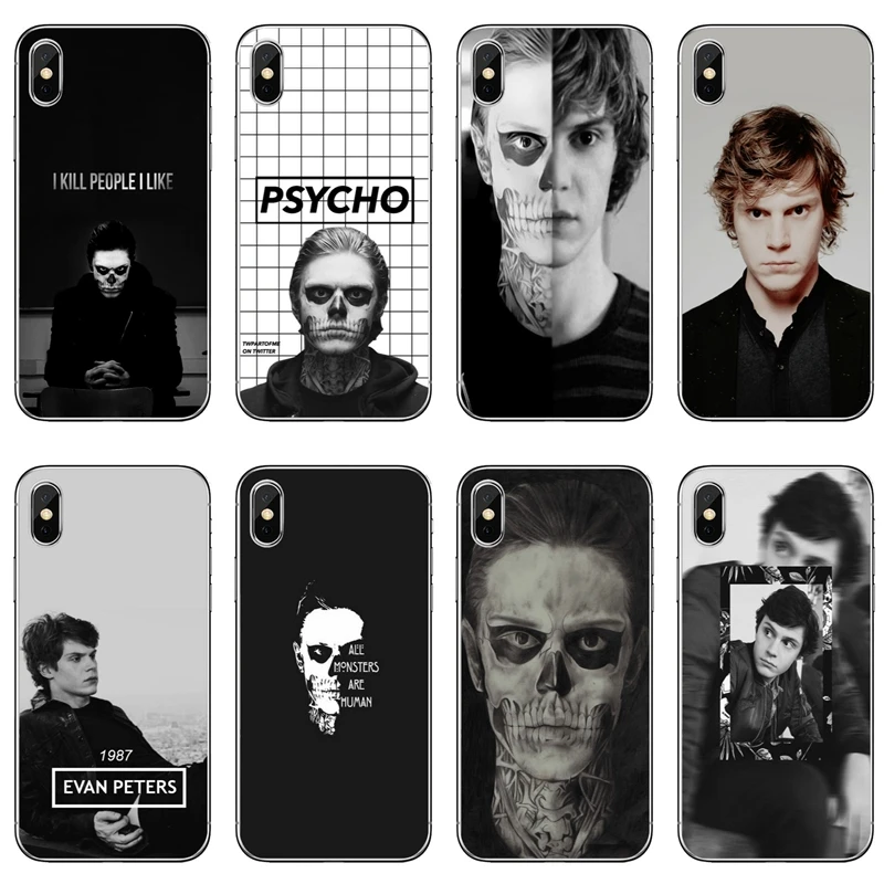 

cool Evan Peters For iPhone X XR XS Max 8 7 plus 6s 6 plus SE 5s 5c 5 4s 4 iPod Touch case Soft phone cover cases