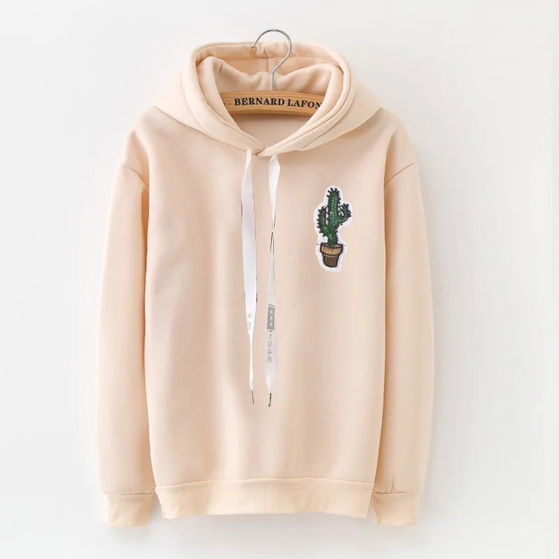  Harajuku hoodie Women Clothing Female Long Sleeve Solid Color Hooded Sweatshirt Tracksuit Autumn wi