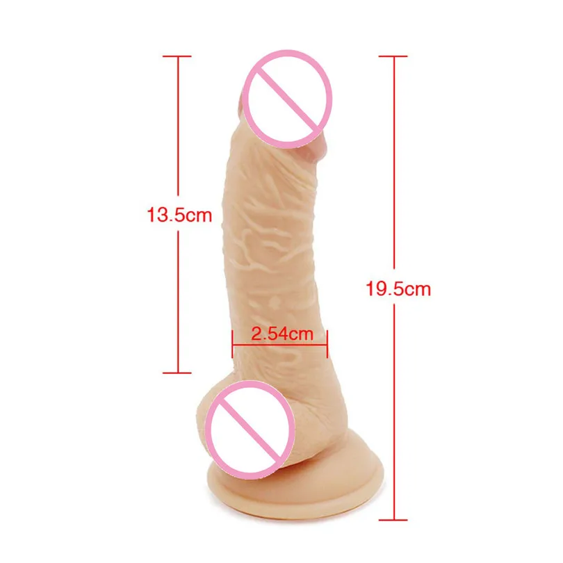 Large Dildos Real Penis Female Accessory Manual Realistic Massager Dildo Suction Cup Masturbator Massager Vagina Adult (7)