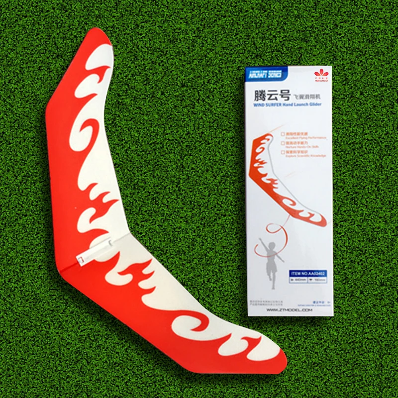 

Free Shipping Flying Wings plane Model Hand throw model Glider DIY airplane model Assembling Education Toys puzzle children gift