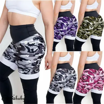 

Women Casual Camo Pants Hip Push Up High Waist Elastic Trousers Leggings Sexy Fitness Workout Stretchy Skinny S M L XL