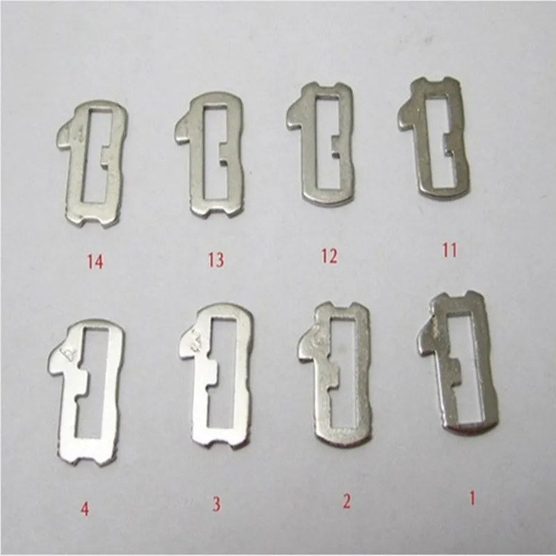 FLYBETTTER 200 Pcs HU66 سيارة قفل إصلاح اكسسوارات سيارة قفل القصب قفل لوحة ل VW G05